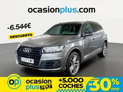 Usado Audi Q7 S-Line 286 CV (210 kW) 2019 Gris SUV