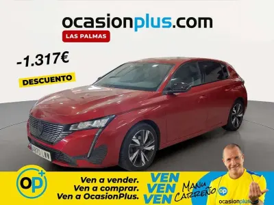 Usado Peugeot 308 Allure 131 CV (96 kW) 2022 Rojo Utilitario