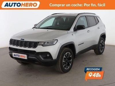 Gris Usado 2022 Jeep Compass Trailhawk SUV | 22.570 € (Precio justo)