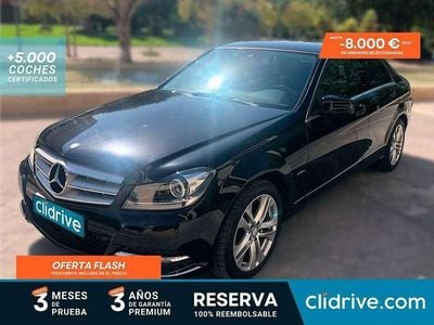 Usado Mercedes C200 Avantgarde Edition 136 CV (100 kW) 2012 Negro Berlina
