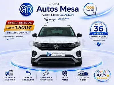 Usado VW T-Cross Advance 110 CV (80 kW) 2023 Blanco SUV