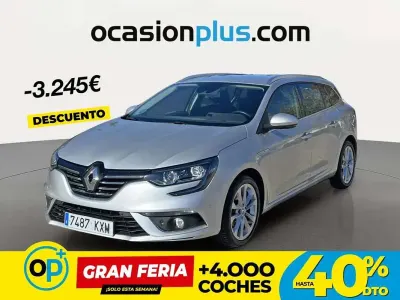 Usado Renault Mégane GrandTour Zen 140 CV (102 kW) 2019 Gris Familiar