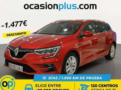 Usado Renault Mégane GrandTour Intens 116 CV (85 kW) 2021 Rojo Familiar