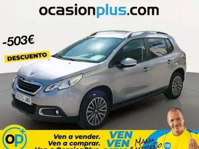 Usado Peugeot 2008 Access 82 CV (60 kW) 2016 Gris SUV