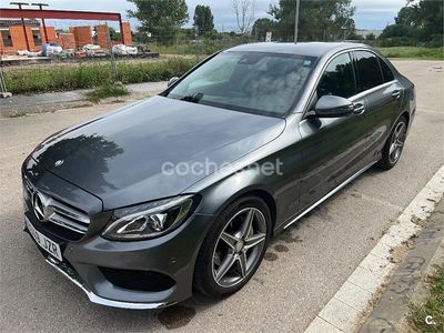 Gris / plata Usado 2017 Mercedes C220 AMG line Berlina | 24.500 € (Precio justo)