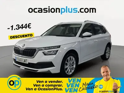 Usado Skoda Kamiq Ambition 110 CV (80 kW) 2021 Blanco SUV