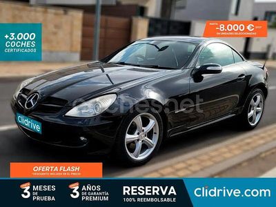 Usado Mercedes SLK200 184 CV (135 kW) 2007 Negro Descapotable