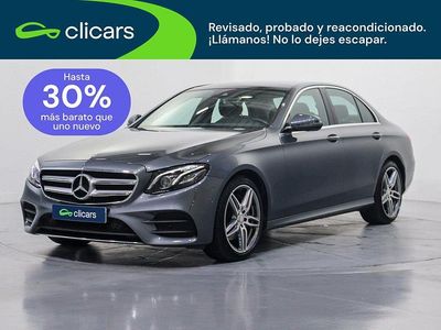 Usado Mercedes E200 184 CV (135 kW) 2016 Negro Berlina