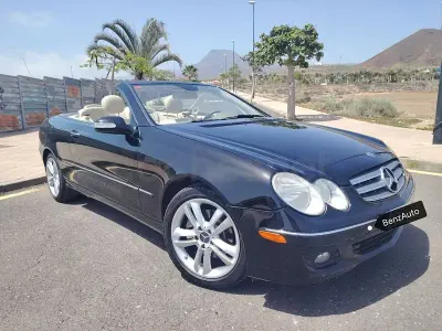 Usado Mercedes CLK350 Avantgarde 272 CV (200 kW) 2008 Negro Descapotable
