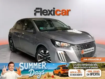 Usado Peugeot 208 Allure 100 CV (73 kW) 2025 Gris Utilitario