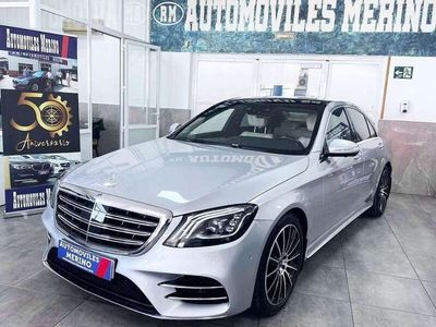 Usado Mercedes S400 340 CV (250 kW) 2019 Plateado Berlina