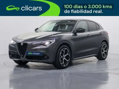 Usado Alfa Romeo Stelvio Ti 209 CV (153 kW) 2021 Gris SUV