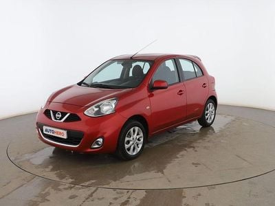 Rojo Usado 2017 Nissan Micra Acenta Berlina | 8299 € (Precio justo)