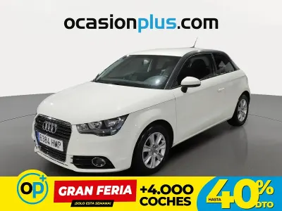 Usado Audi A1 Attraction 90 CV (66 kW) 2012 Blanco Utilitario
