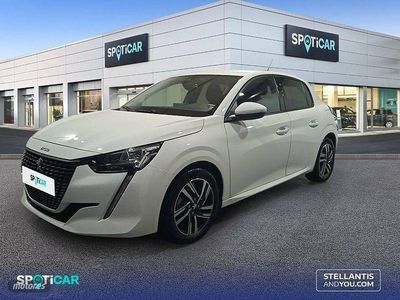 Usado Peugeot 208 Allure 100 CV (73 kW) 2020 Blanco Utilitario