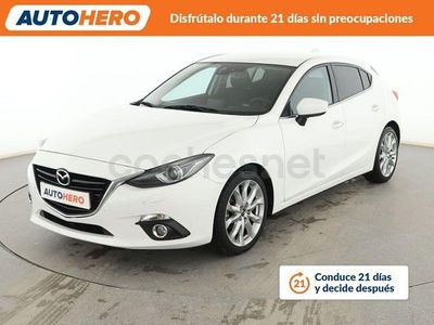 Usado Mazda 3 Luxury 120 CV (88 kW) 2015 Blanco Berlina