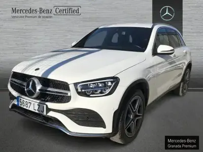 Usado Mercedes GLC220 AMG line 194 CV (142 kW) 2022 Blanco SUV