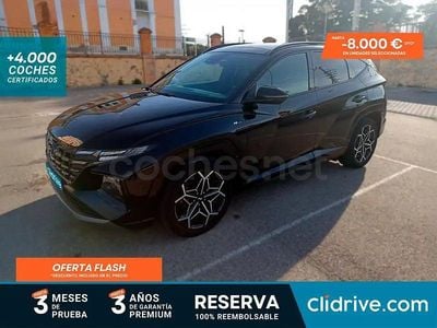 Usado Hyundai Tucson N Line 136 CV (100 kW) 2022 Negro SUV