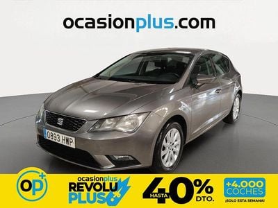Usado Seat Leon Style 105 CV (77 kW) 2014 Gris Utilitario