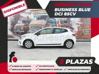Usado Renault Clio IV Business 85 CV (62 kW) 2019 Blanco Berlina