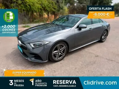 Usado Mercedes CLS300 245 CV (180 kW) 2019 Gris Coupe