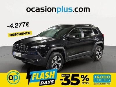 Usado Jeep Cherokee Trailhawk 272 CV (200 kW) 2016 Negro SUV
