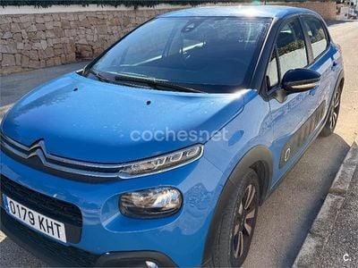 Usado Citroën C3 Feel 75 CV (55 kW) 2018 Azul Berlina