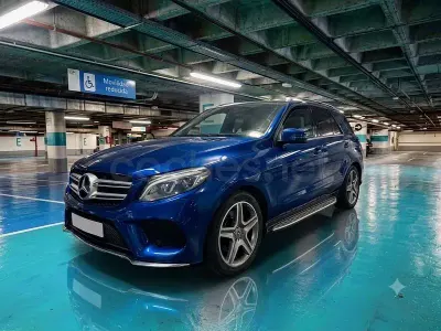Usado Mercedes GLE250 204 CV (150 kW) 2018 Azul SUV