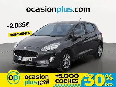 Usado Ford Fiesta Trend+ 85 CV (62 kW) 2019 Gris Utilitario