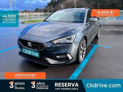 Usado Seat Leon FR 150 CV (110 kW) 2021 Gris / plata Familiar