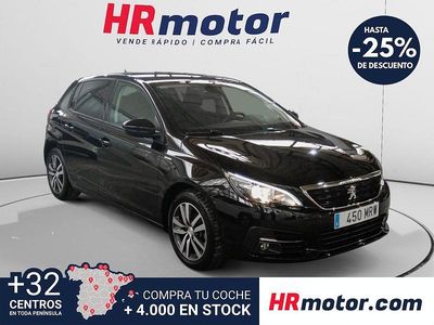 Usado Peugeot 308 Style 110 CV (80 kW) 2021 Negro Berlina