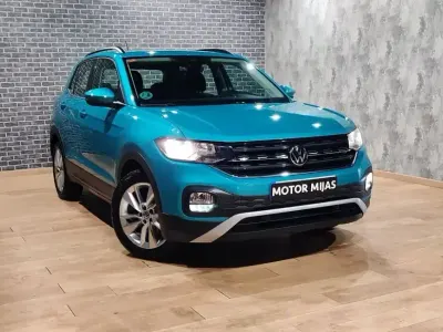 Usado VW T-Cross Advance 110 CV (80 kW) 2021 Verde SUV