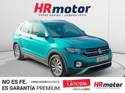 Usado VW T-Cross Advance 110 CV (80 kW) 2023 Verde SUV