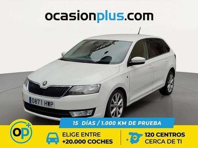 Usado Skoda Rapid Ambition 105 CV (77 kW) 2014 Blanco Utilitario