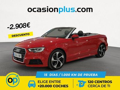 Rojo Usado 2019 Audi A3 Cabriolet S-Line Descapotable | 31.990 € (Caro)