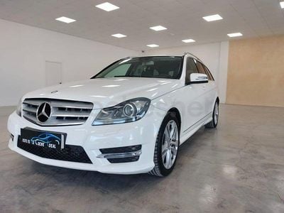 Usado Mercedes C220 Avantgarde 170 CV (125 kW) 2013 Blanco Familiar