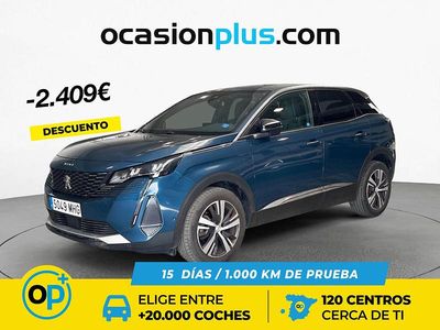 Usado Peugeot 3008 Allure 130 CV (95 kW) 2023 Azul SUV