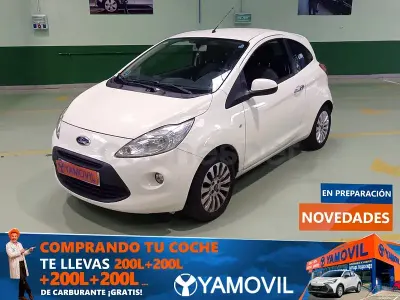 Usado Ford Ka Titanium 69 CV (50 kW) 2015 Blanco Berlina