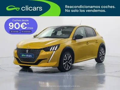 Usado Peugeot 208 GT-line 130 CV (95 kW) 2019 Amarillo Utilitario