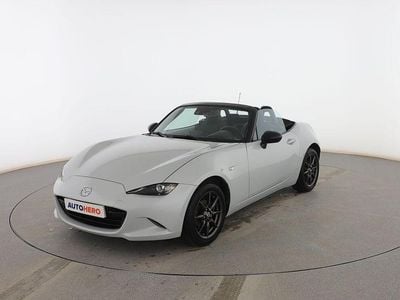 Usado Mazda MX5 Luxury 130 CV (95 kW) 2016 Gris Descapotable