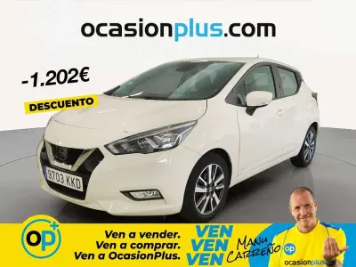 Usado Nissan Micra Acenta 71 CV (52 kW) 2018 Beige Utilitario