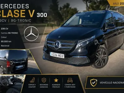 Usado Mercedes V300 Avantgarde 239 CV (175 kW) 2023 Negro Monovolumen