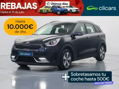 Usado Kia Niro 141 CV (103 kW) 2018 Negro SUV