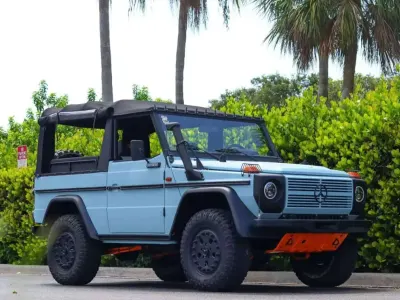 Usado Mercedes 300 88 CV (64 kW) 1997 Azul Descapotable