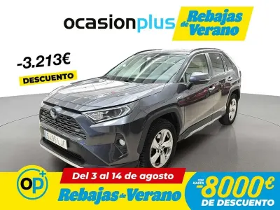 Usado Toyota RAV4 Hybrid Luxury 222 CV (163 kW) 2020 Gris SUV