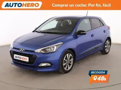 Usado Hyundai i20 GO! 85 CV (62 kW) 2018 Azul Berlina