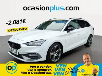 Usado Seat Leon FR 150 CV (110 kW) 2021 Blanco Familiar