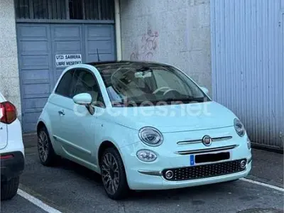 Usado Fiat 500 Lounge 69 CV (50 kW) 2017 Verde Berlina