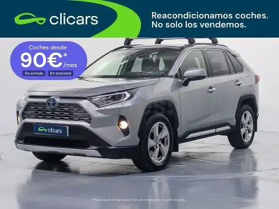 Usado Toyota RAV4 Hybrid Luxury 222 CV (163 kW) 2019 Gris / plata SUV