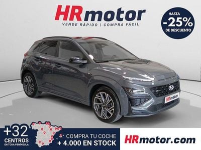 Usado Hyundai Kona N Line 120 CV (88 kW) 2023 Gris SUV